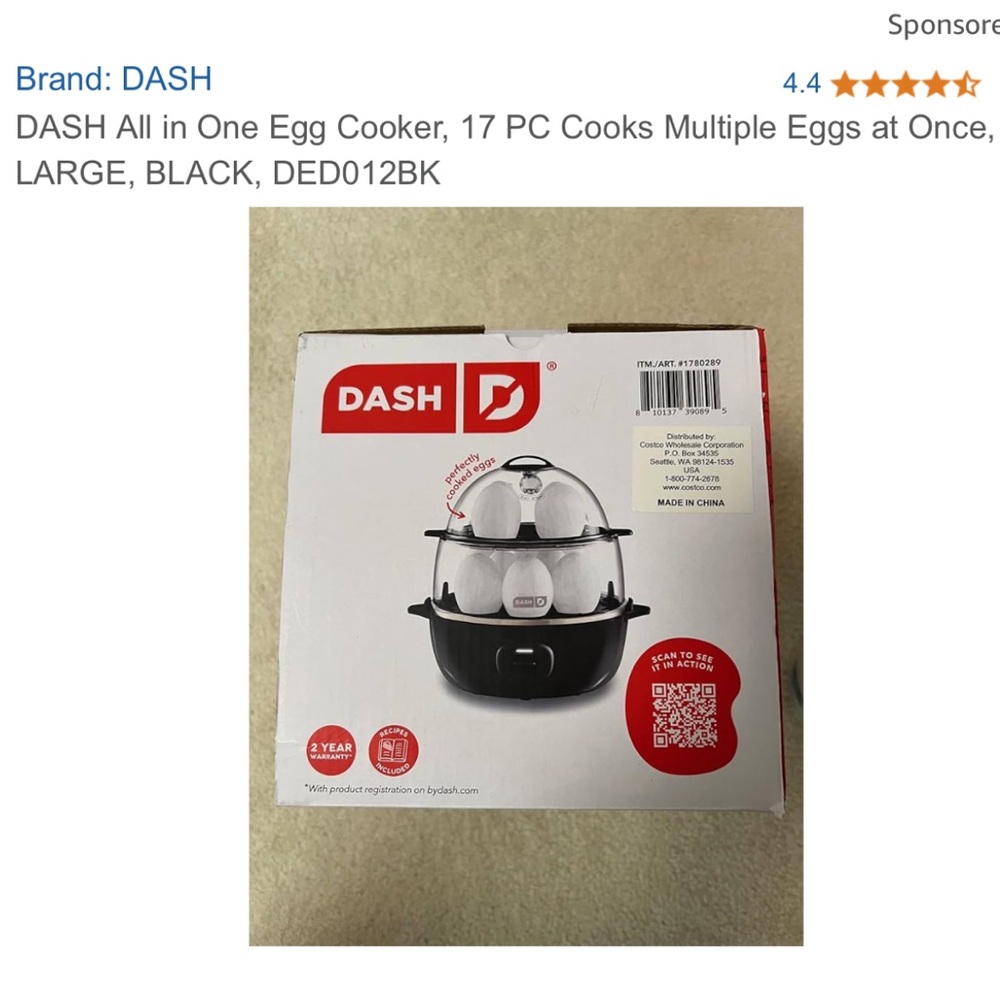 DASH Egg Cooker - Picture 1 of 5